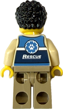Preview: LEGO Tierretter Rescue Weste Rückseite