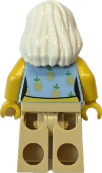 Preview: LEGO Frau Rückseite – Passantin für Café und Einkaufsstraße