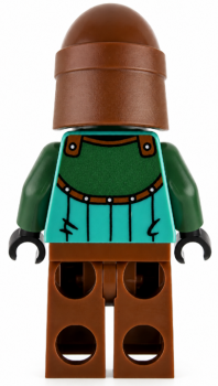Preview: LEGO® Kraken Warrior Ritter Minifigur Rückseite