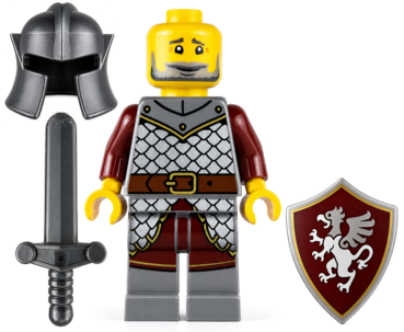 Preview: LEGO® Griffin Knight mit Helm Schwert und Schild