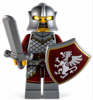LEGO® Griffin Knight Ritter mit Schwert und Greifen-Schild
