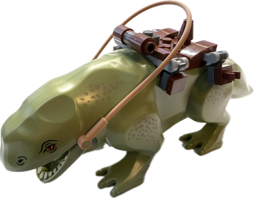 LEGO Star Wars Dewback Reittier Vorderseite mit Sattel