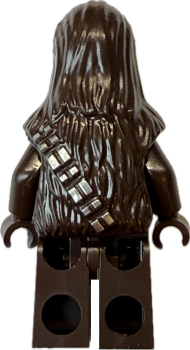 Preview: LEGO Chewbacca Rückseite mit Schultergurt Bandolier Detail