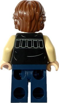 Preview: LEGO Han Solo Rückseite mit Holster-Details Star Wars Figur