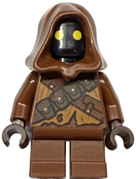 LEGO Star Wars Jawa sw0897 Vorderseite mit Kapuze