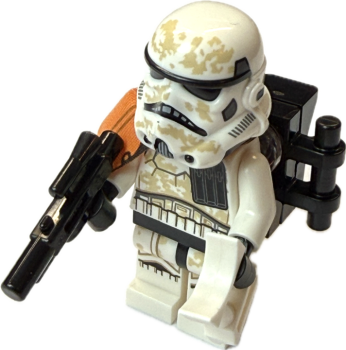 Preview: LEGO Star Wars Sandtrooper Offizier Seitenansicht Tatooine Trooper