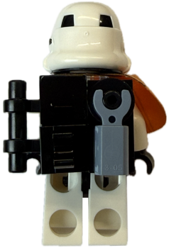 Preview: LEGO Sandtrooper Captain Rückseite mit Backpack Ausrüstung