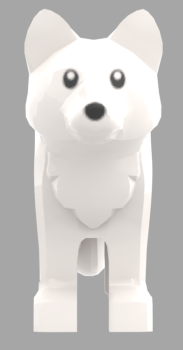 LEGO Polarfuchs Vorderansicht