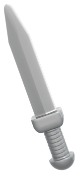 LEGO Kurzschwert silber Einzelansicht