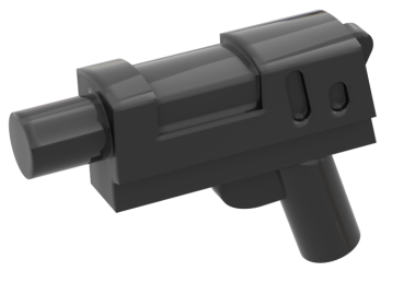 LEGO Maschinenpistole schwarz Einzelansicht