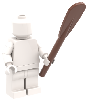 Preview: LEGO Pizza-Schieber in der Hand einer Minifigur