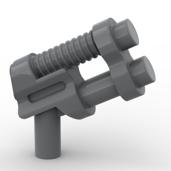 Bild 2: LEGO® Space Blaster in Dunkelgrau mit futuristischem Doppellauf