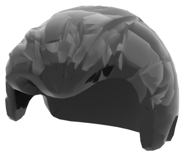 LEGO Kurzhaar Frisur schwarz Einzelansicht