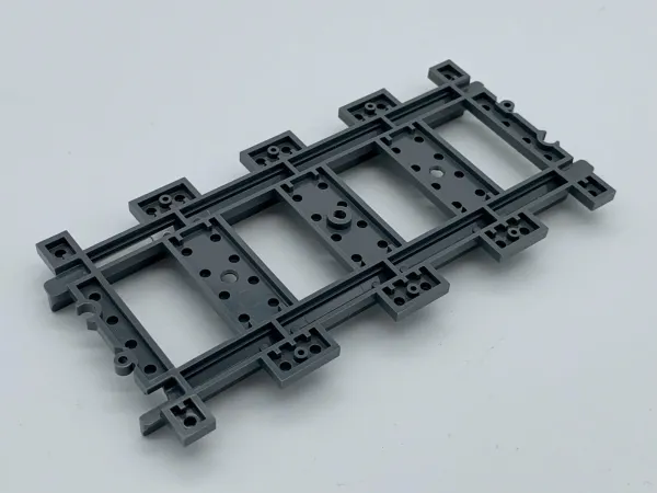 LEGO Zugschiene Einzelteil Vorderansicht