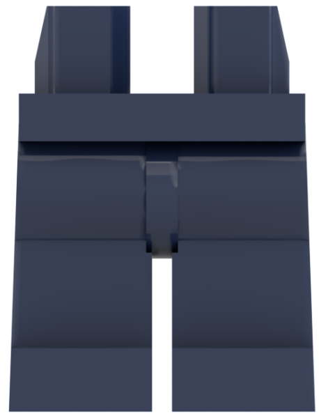 LEGO® Beine in Dark Blue für Minifiguren Vorderseite