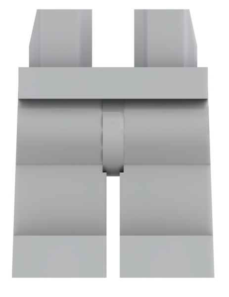 LEGO® Beine / Hose in Light Bluish Gray für Minifiguren Vorderseite