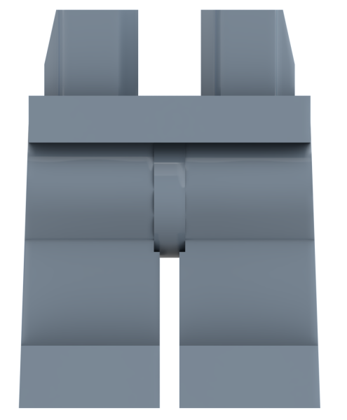 LEGO® Beine / Hose in Sand Blue für Minifiguren Vorderseite