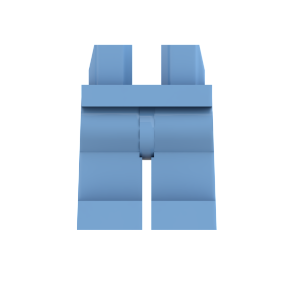 LEGO® Beine / Hose in Medium Blue für Minifiguren Vorderseite