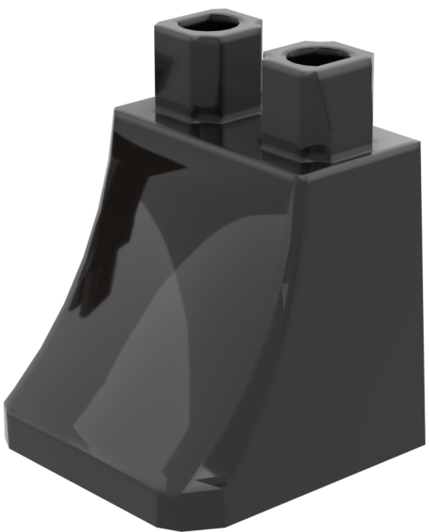 LEGO® Schwarz Rock für Minifiguren ISO 2