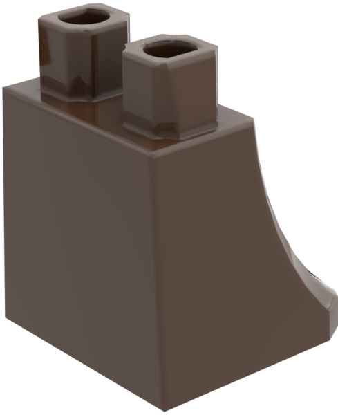 LEGO® Dark Brown Rock für Minifiguren ISO 1