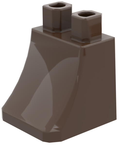 LEGO® Dark Brown Rock für Minifiguren ISO 2