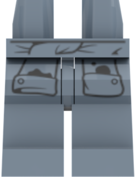LEGO® Minifiguren Beine mit Taschen in Sand Blue
