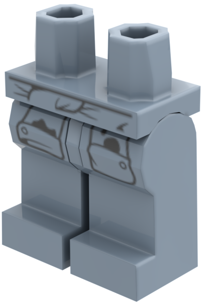 LEGO® Minifiguren Beine mit Taschen in Sand Blue ISO