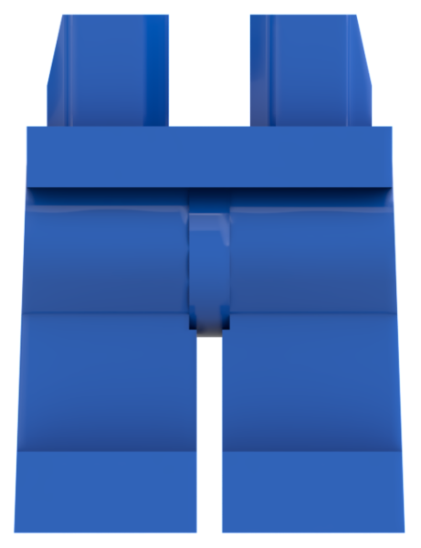 LEGO® Beine in Blue für Minifiguren Vorderseite