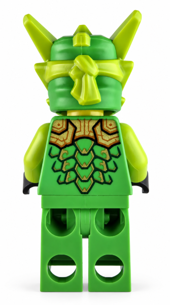 LEGO® NINJAGO Lloyd Rückseite mit grün-goldenem Drachen-Design