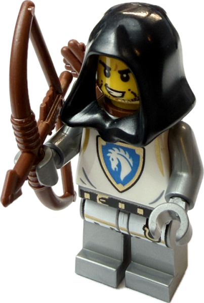 LEGO Mittelalter Bogenschütze seitlich