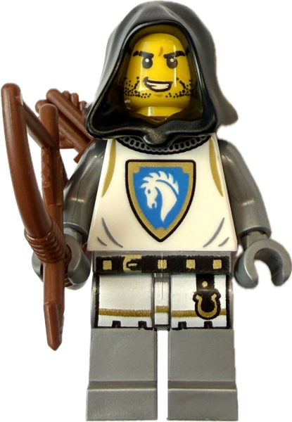 LEGO Ritter Bogenschütze mit Bogen Vorderseite