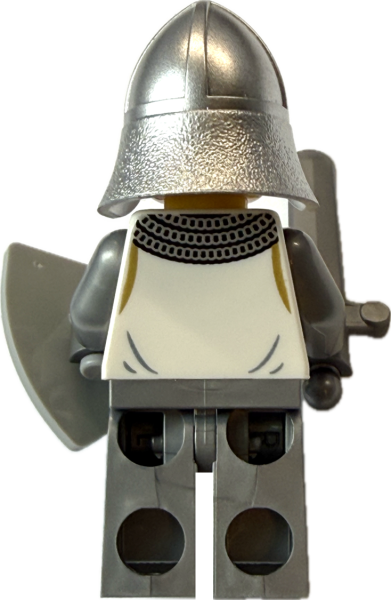 LEGO Ritter Minifigur Rückseite mit Rüstung