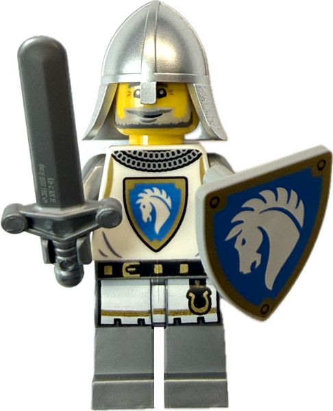 LEGO Ritter mit Schwert und Schild Vorderseite