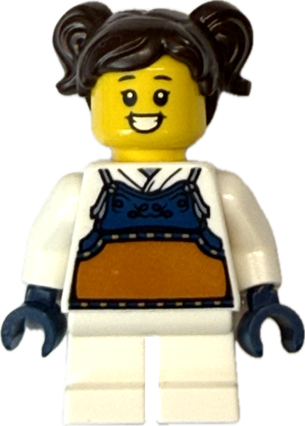 LEGO Mädchen Fechterin Minifigur Vorderansicht