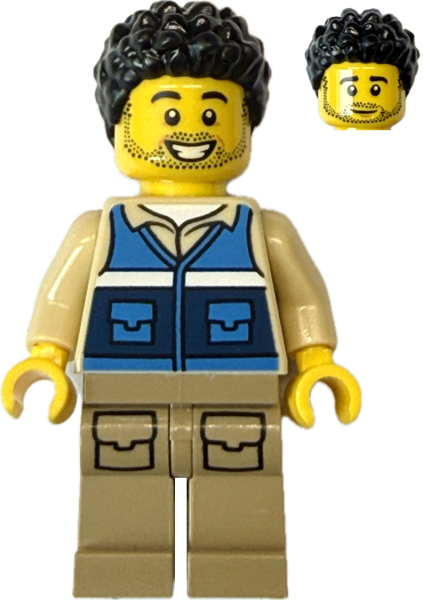 LEGO Tierretter City Minifigur Vorderseite