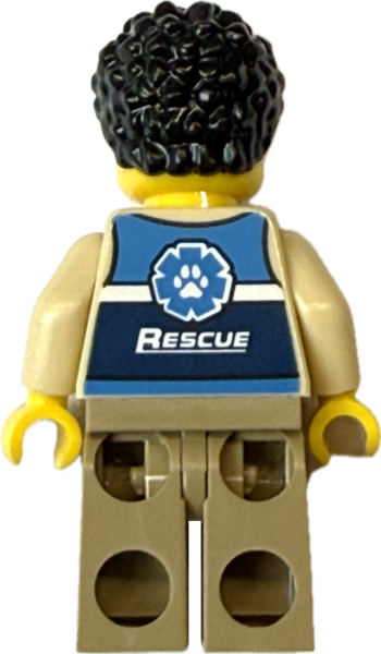 LEGO Tierretter Rescue Weste Rückseite