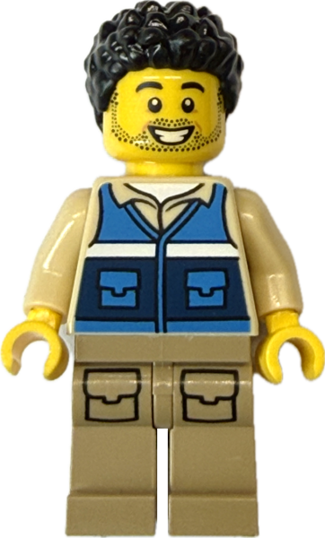 LEGO Tierretter City Minifigur Vorderseite