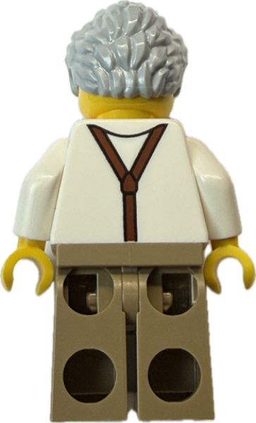 LEGO Senior Rückseite – Großvater Figur für City Alltagsszenen