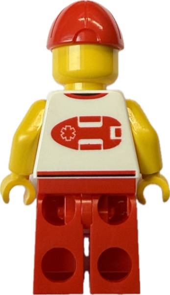 LEGO Bademeister Rückseite – Strand Figur für Urlaubsszenen