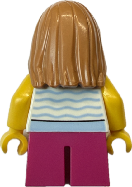 LEGO Kind Rückseite – Schulkind Figur für Familien Szenen