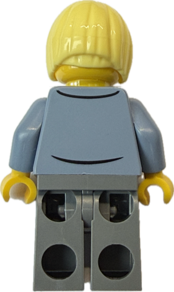 LEGO Büroangestellte Rückseite – Business Figur für City Szenen