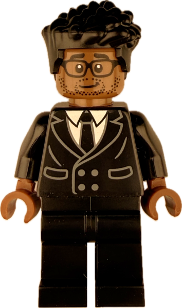 LEGO Geschäftsmann Minifigur mit Anzug und Brille