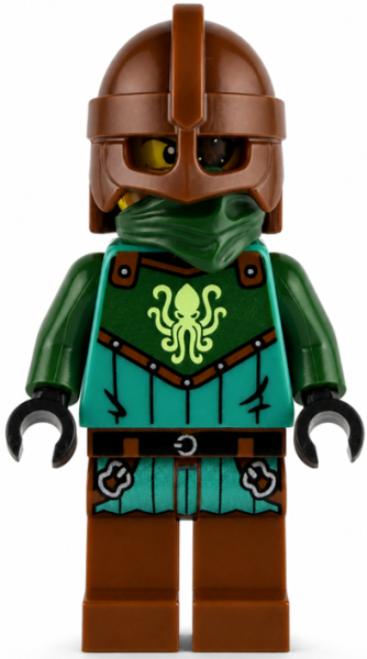 LEGO® Kraken Warrior Ritter mit Helm und Maske