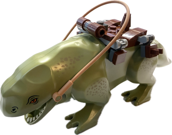 LEGO Star Wars Dewback Reittier Vorderseite mit Sattel