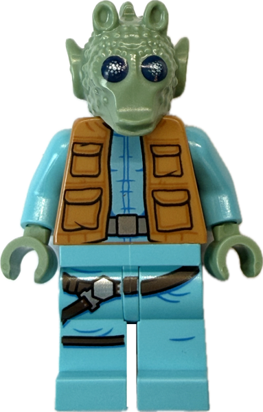 LEGO Star Wars Greedo sw0898 Rodianer Minifigur Vorderseite