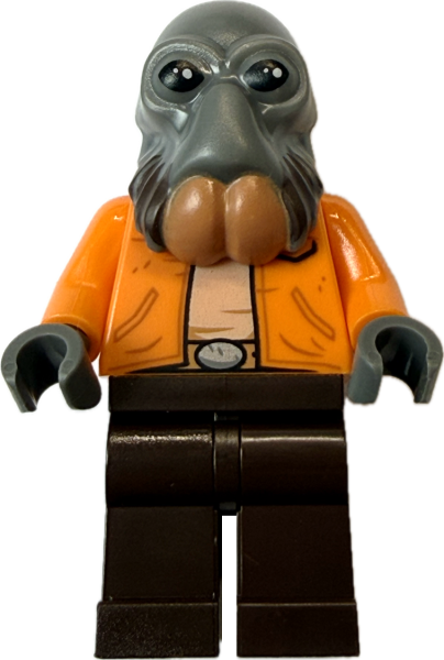 LEGO Star Wars Ponda Baba sw1124 Cantina Minifigur Vorderseite
