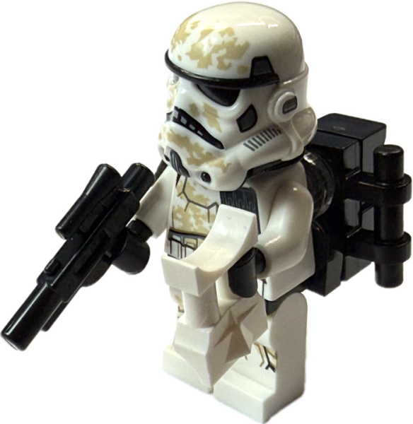 LEGO Star Wars Sandtrooper Seitenansicht Wüstentruppen