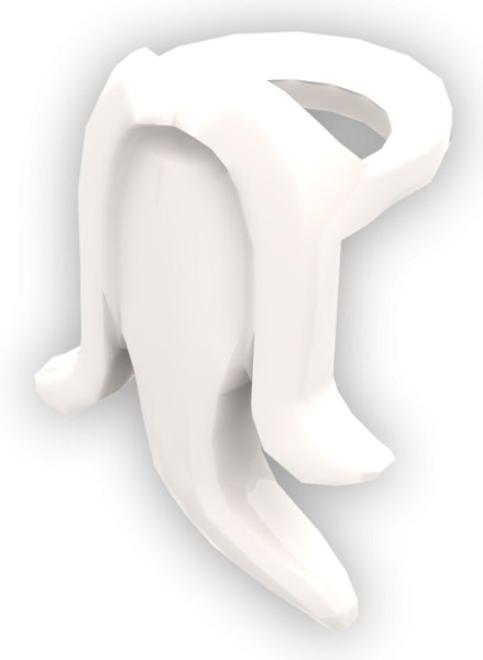 LEGO Bart weiß Einzelansicht