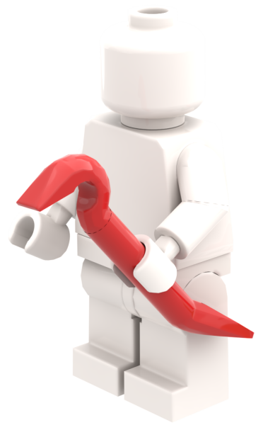 LEGO Brecheisen in der Hand einer Minifigur