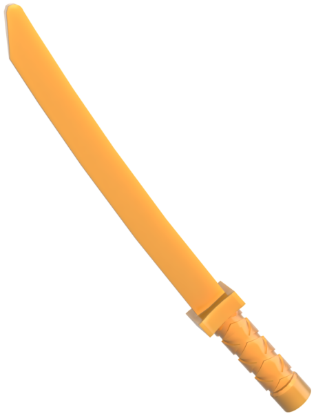 LEGO Langschwert Pearl Gold Einzelansicht